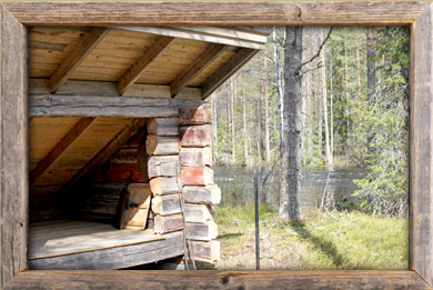 Villi Lappi Peukalonniemi laavu